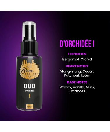 the shave factory After Shave Cologne - a fragrant essence for perfect aftershave care for a long-lasting feeling of freshness and comfort (1.69 fl. oz (50ml) Oud I D'Orchidee) Oud I D'Orchidee 1.69 Fl Oz (Pack of 1) - Buy Online on GoSupps.com