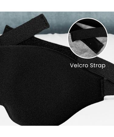 BLAQ Sleep Mask - 100% Light Blocking 3D Eye Mask for Men & Women | Relaxation & Comfort | International Shipping - Buy Online on GoSupps.com