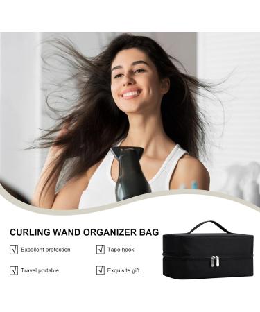 MONEY MONEY Blow Dryer Bag | Thick Blow Dryer Organizer Case Large Capacity Handle and Hook Double Zippers Portable Hair Travel Bag Organizer for Travel Business Trips - Buy Online on GoSupps.com