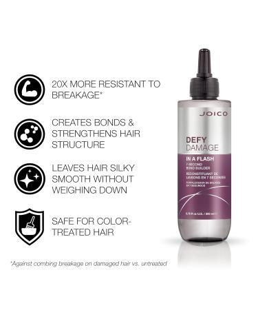 Joico Defy Damage In A Flash 7-Second Bond Building Hair Treatment | Liquid Keratin | Quick Strengthening & Protection | Color-Safe Formula | 7.1 Fl Oz - Buy Online on GoSupps.com