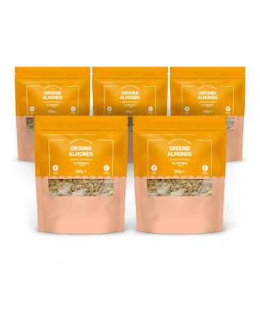 by Amazon Amandes Moulues - 200g paquet de 5 Pack of 5 (200g)