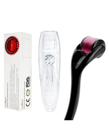 AUFGELD AG540 Titanium Microneedle 540 Needles 2.0mm Derma Roller Skin Care for Face Facial Wrinkles Hair Loss Stretch Marks Hair Regrowth Micro Needles Professional Microneedling Derma Needling Kit