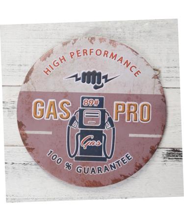 Zerodeko Emblems Round Tin Signs Metal Tin Sign Door Decoration Direction Indicator The Sign Vintage - Buy Online on GoSupps.com