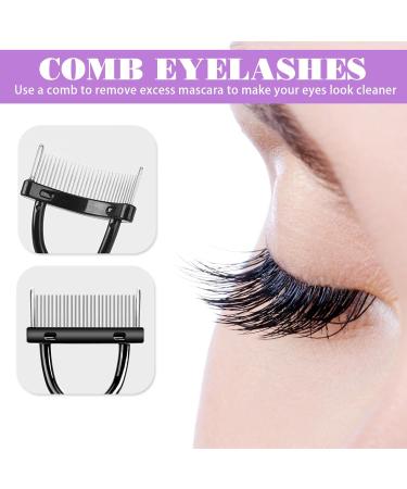 3-Piece Eyebrow & Eyelash Brush Set - Professional Eye Makeup Tools for Perfect Brows & Lashes | International Shipping - Buy Online on GoSupps.com
