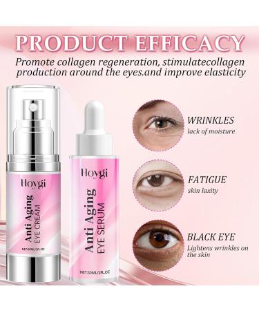 Kit de s rum pour les yeux la caf ine s rum pour les yeux s rum anti- ge pour les cernes et rides r tinol booster de caf ine avec balle de massage soin hydratant pour les yeux pour femmes 60 - Buy Online on GoSupps.com