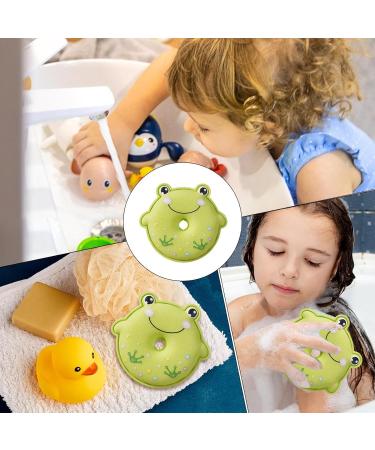 Shower Sponge for Body | Children's Bath Sponge Ball Body Scrub Shower Ball for Hotel Bathroom Home Dormitory and Travel Green - Buy Online on GoSupps.com