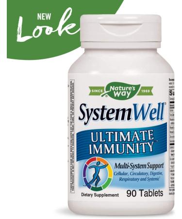 Nature's Way SystemWell Immune System Support - 90 Tablets for Optimal Health - Buy Online on GoSupps.com
