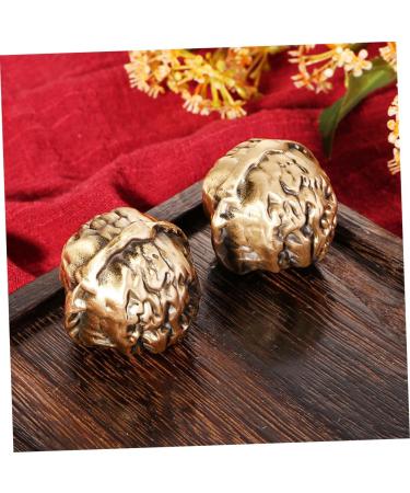 Handball Ornaments - Brass Power Meditation Balls | Chinese Walnut Stress Relief | International Shipping - Buy Online on GoSupps.com