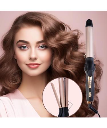 Hair Straightener & Curling Iron 2-in-1 | Adjustable Temps Auto Shut Off Lightweight Design - Shop Now for International Shipping - Buy Online on GoSupps.com