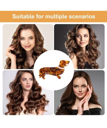Shop Cute Dachshund Hair Clips | Stylish Animal Clips for Girls | Durable Acetate Dog Hair Accessories - Buy Online on GoSupps.com