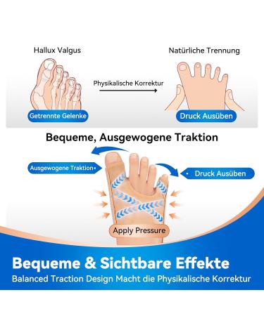 Tech Love Hallux Valgus Corrector - Unisex Size L Hammer Toe Relief Socks & Spacer for Pain-Free Walking - Buy Online on GoSupps.com