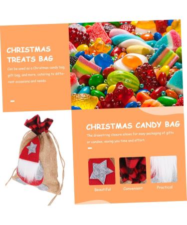 PRETYZOOM Christmas Candy Bag Christmas Bag Bags Goody Bags Wrapping Bag Present Bags Burlap Bag Baby 22.50X14.50X0.50CM Red - Buy Online on GoSupps.com