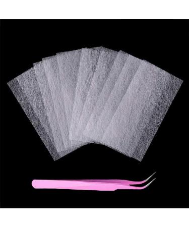 50PCS Nail Extension Silk Fiberglass with Tweezers Kalolary Silk Nail Wrap Fiber Stickers Nail Care Fiberglass Nails Glass Acrylic Nail Salon Tool Fiberglass Extension Nails Gel Kit