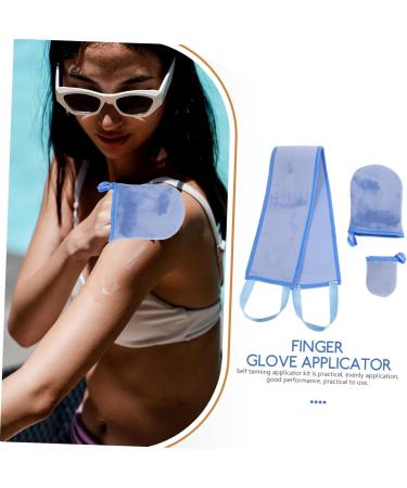 SKISUNO 1 Set Sun Cream Lotion Tanning Finger Glove Applicator Back Tanning Applicator for Women Tanning Mitt Applicator Tanning Mitten Applicator Self Tan Flocking Sunscreen - Buy Online on GoSupps.com