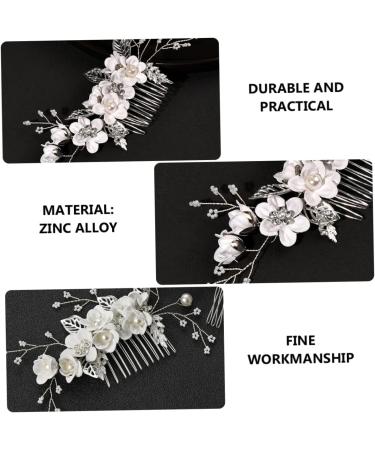 FRCOLOR Hair Comb Rhinestone Hair Barrette Bridal Shower Headpiece Crystal Hair Rhinestone Hair Accessories Bride Headpiece Flower Girl Tiara Crystal Flower Girl Child Zinc Alloy Wedding - Buy Online on GoSupps.com