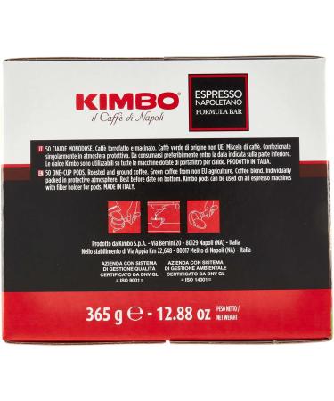  Kimbo Kimbo 50 Neapolitan Espresso Pods 365g - Buy Online on GoSupps.com