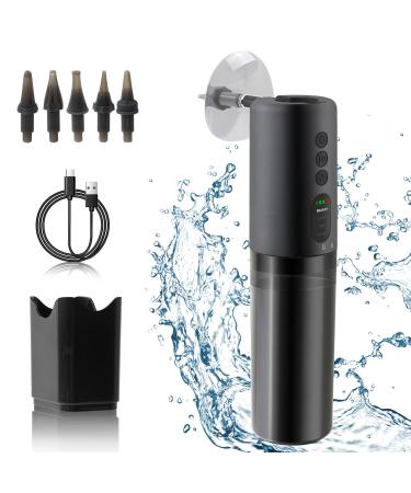 Ear Wax Removal-Electric Ear Irrigation Flushing System Electric Ear Cleaner-Clear LED Display 4 Pressure Settings Water Powered Ear Cleaner Waterproof