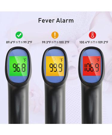 Touchless Forehead and Object Thermometer - Fast & Accurate Dual-Mode 2-in-1 Thermometer in Black - Buy Online on GoSupps.com