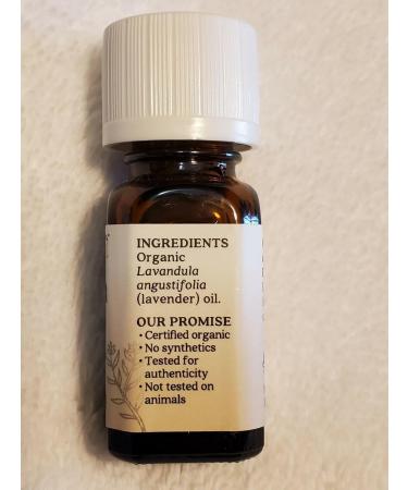 Aura Cacia Organic Lavender Oil - 0.25 oz | Pure Essential Oil for Aromatherapy & Relaxation - Shop Worldwide - Buy Online on GoSupps.com