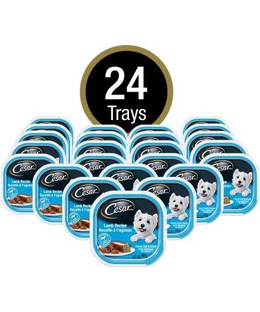 CESAR Adult Wet Dog Food Classic Loaf in Sauce Entr es - Lamb 100g Tray (24 Pack) Lamb 100 g (Pack of 24) - Buy Online on GoSupps.com