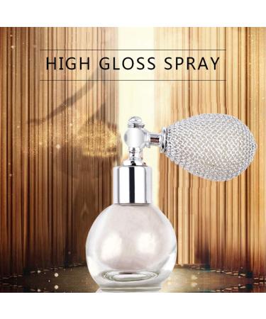 GL-Turelifes Highlighter Loose Powder Spray Glitter Powder Spray Shimmer Sparkle Powder Makeup Spray for Hair Face Body Cosmetic (#1 Pearl White) - Buy Online on GoSupps.com