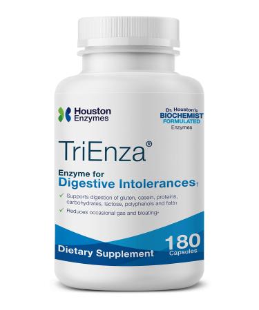 Houston Enzymes TriEnza Enzyme For Digestive Intolerances 180 Capsules