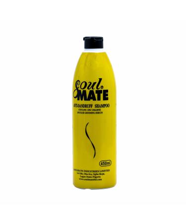 SOUL MATE Soulmate Anti-dandruff Shampoo with Sericin 15.2oz - Dandruff Free Dry Scalp Treatment For Itch & Residue Free Hair | Scalp Exfoliator Hair Wash for Men & Women