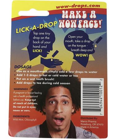 Wow Drops Breath Freshener - 2 Pack | Natural Oral Care Solution - Buy Online on GoSupps.com