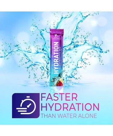 Electrolytes Powder Packets - Sugar Free Hydration Recovery Powder with Potassium Magnesium Sodium Zinc & Vitamin C Sugar Hydration Electrolyte Liquid Drink Mix Vegan Strawberry Lemon (16 Pack) 3.36 Ounce (Pack of 1) - Buy Online on GoSupps.com