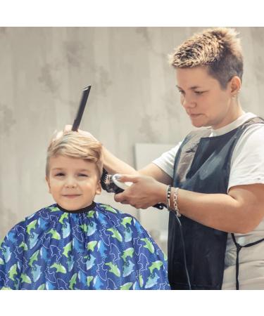 Kids Barber Cape with Neck Duster Brush | Professional Hair Cutting Cape - Buy Online on GoSupps.com