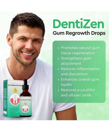 Dentizen Gum Regrowth Drops - Natural Gum Restoration & Disease Treatment (3 PCs) | Revitalize Your Oral Care - Buy Online on GoSupps.com