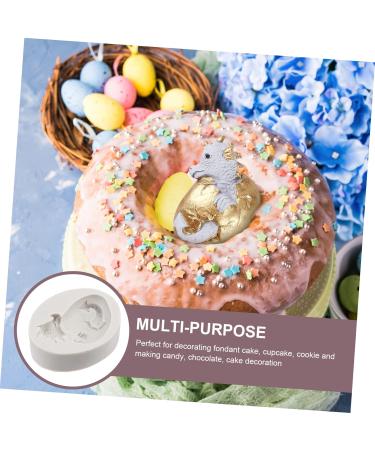 LALAFINA Chocolate Mould Dragon Silicone Molds Easter Lamb Chocolate Silicone Molds Easter Sugar Molds Pink Bunny Ears Easter Egg Mold Easter Fondant Mold Cake Crayon White - Buy Online on GoSupps.com