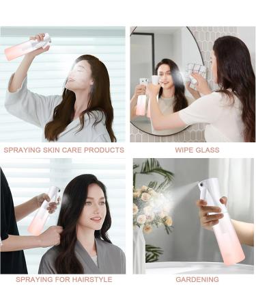 Uraqt 300ml Atomizer Spray Bottle for Hair Plants & Cleaning - Pink Gradient Design - Buy Online on GoSupps.com