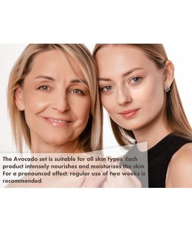 LUMINATE Avocado Polypeptide Anti-Aging Set | Hydrating Face Cream Cleansing Gel Eye Cream Moisturizing Emulsion | International Shipping Available - Buy Online on GoSupps.com