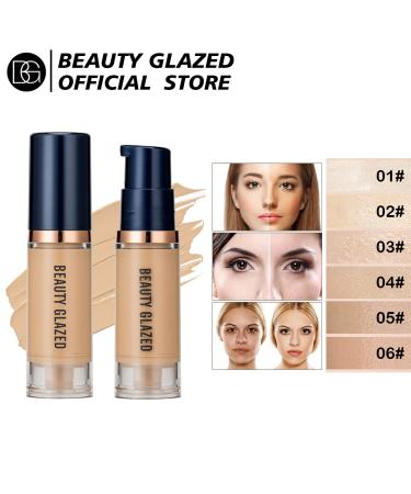 MYUANGO Full Coverage Foundation Makeup Base - High Coverage Liquid Corrector Maquillaje (05) - Buy Online on GoSupps.com
