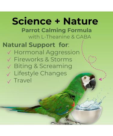 UnRuffledRx Parrot Calming Formula Dietary Supplement for Birds 3 oz. (224 Servings) - Buy Online on GoSupps.com