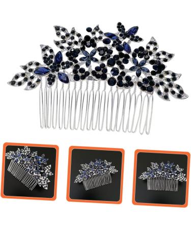 Beaupretty Accessories dark blue hair comb girls hair accessory wedding headpiece flower girl headpieces for wedding combs bridesmaid European and American accessories Comb - Buy Online on GoSupps.com