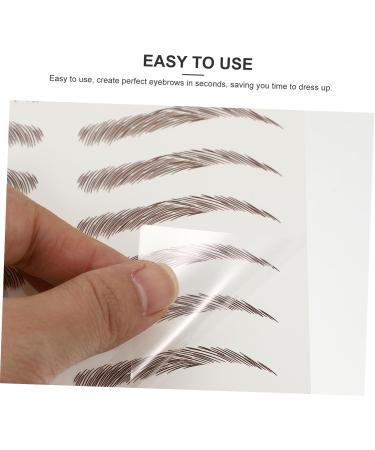 DOITOOL 9 sheets Temporary Transfers Eyebrows Eyebrow Tattoos Transfer False Sticker Artificial Shaping - Buy Online on GoSupps.com