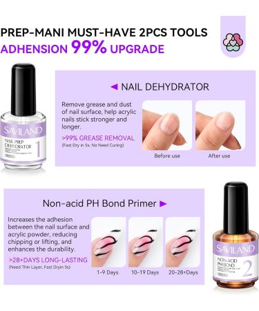 SAVILAND Quick-dry Builder Nail Gel Kit - Clear Pink Builder Nail Extension gel with Mini UV Light Top Gel Nail Dehydrator Non-acid PH Bond Primer and Nail Extension Application Tools for beginners - Buy Online on GoSupps.com