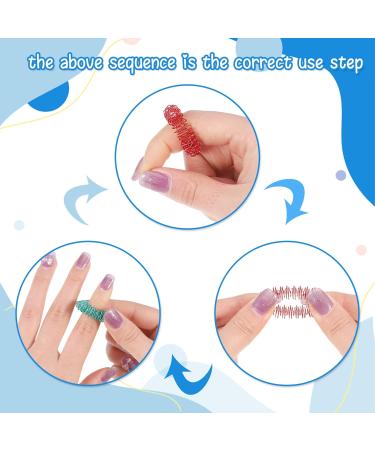 Buy Aoliandatong 12-Piece Massage Rings Set | Acupressure Finger & Wrist Rings for Stress Relief & Arthrosis Support - Buy Online on GoSupps.com