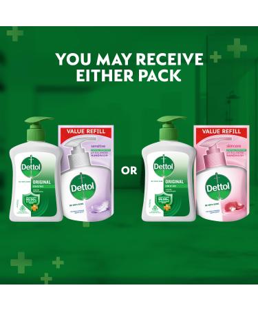 Dettol Liquid Handwash (Original) - 200 ml with Free Dettol Liquid Handwash Refill- 175 ml Original 1 Count (Pack of 1) - Buy Online on GoSupps.com