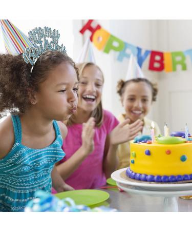Chanaco Birthday Crown for Women - Blue Birthday Tiara & Headband for Happy Birthday Decorations - Buy Online on GoSupps.com