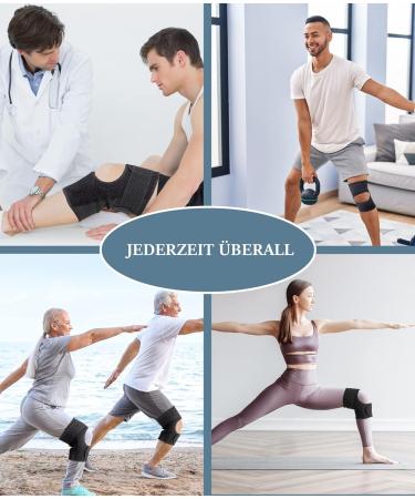 Prowaves Kniebandage for Men & Women - Adjustable Velcro Patella Support with Side Stabilizers Orthopedic Knee Brace for Arthritis Meniscus Tear Knee Pain Relief - Anti-Slip 4XL - Buy Online on GoSupps.com