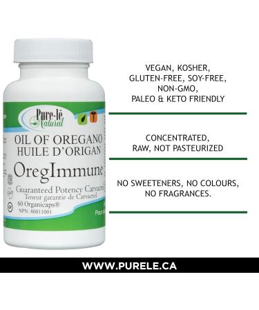 Oregimmune 60 Organicaps. All Natural with No Side Effects - Ultra Premium Immune Dietary Supplement - No Fillers or Binders No Artificial Ingredients - Buy Online on GoSupps.com