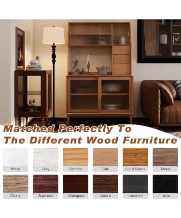 SEISSO Wood Furniture Repair Markers Kit - 19 Pcs Touch Up Markers Polish Wax & Putty for Scratches Cracks & Holes | Ideal for Wooden Doors Floors Tables & Cabinets - Buy Online on GoSupps.com