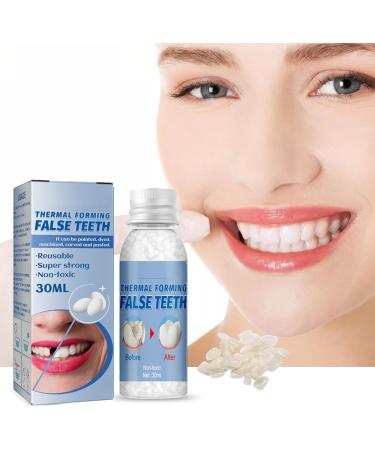 Tooth Repair Kit/Tooth Repair Granules/Cavity Filler for Teeth/Tooth Repair Kit for Chipped Teeth/Moldable False Teeth/Cavity Filler for Teeth/Temporary Filling for Tooth(30g/1floz)
