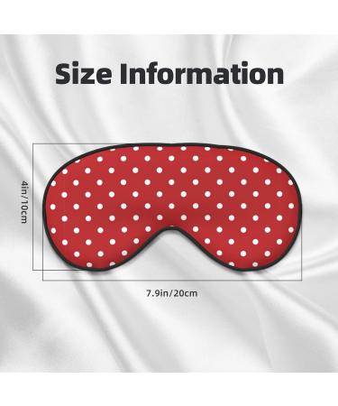 SSIMOO Big White Dot Sleep Mask | Adjustable Breathable & Fashionable Eye Mask for Ultimate Comfort | International Shipping - Buy Online on GoSupps.com
