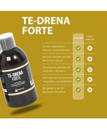 Comdiet Te Drena Forte 500 ml 1 piece 100 g nl_BE - Buy Online on GoSupps.com
