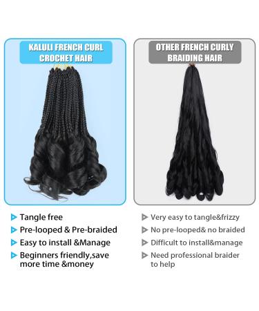 10 Inch French Curly Crochet Hair for Black Women - Goddess Box Braids with Curly Ends | Pre-Looped Kids Crochet Hair - Short Knotless French Curls - Buy Online on GoSupps.com