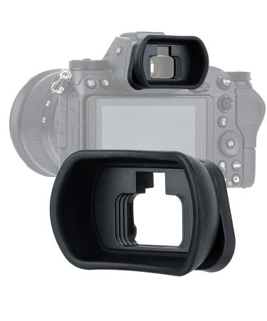 JJC KIWIFOTOS Ergonomic Long Camera Eyecup for Nikkor Z5 Z6 Z7 Z6II Z7II, Eye Cup Eye Piece viewfinder Replace DK-29 Eyecup, Soft Silicone, 50 * 33 * 21mm, Compatible with Nikon Z6 II Z7 II Z6 Z7 Z5 for Z6 Z7